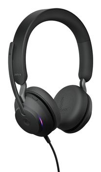 JABRA a Evolve2 40 SE MS Stereo - Headset - on-ear - wired - USB-C, USB-A - noise isolating - Certified for Microsoft Teams (24189-999-799)