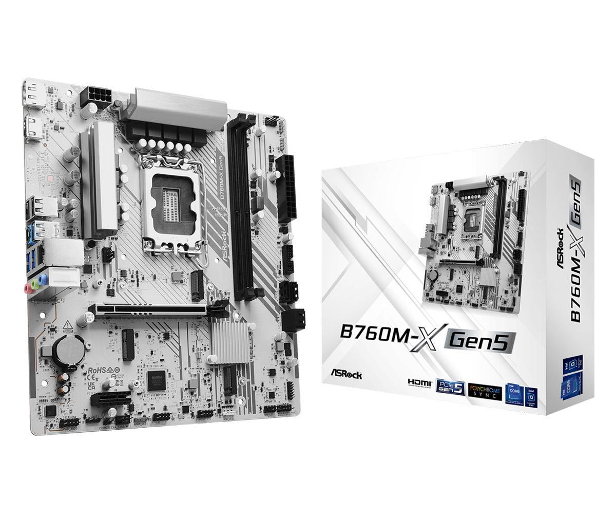 Asrock B760M-X Gen5 Micro-ATX LGA1700