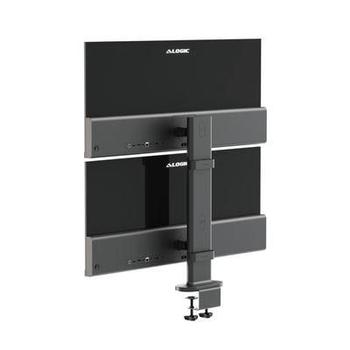 ALOGIC Elevate 34  Dual Vertical Monitor Stand Space Grey (ED34VMSSGR)