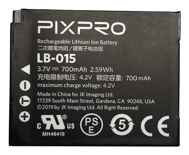 KODAK - Battery Pixpro WPZ LB-015 3.7V/700mAh