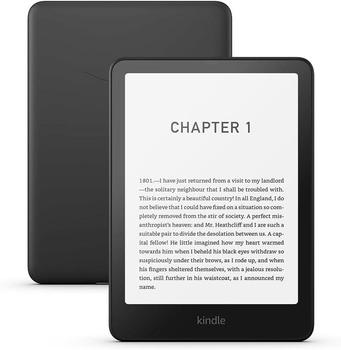 AMAZON Kindle Paperwhite 7" 16GB (sort) Lesebrett,  16GB, 7" Paperwhite Display, USB-C, IPX8, uten annonser (B0CFPWLGF2)