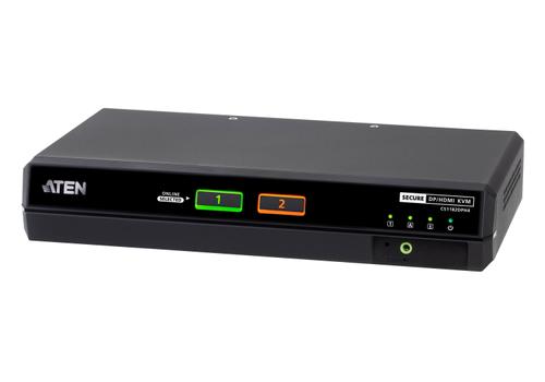 ATEN Secure KVM 2-Port DP/HDMI 5K PSD PP V4.0 (CS1182DPH4-AT-G)