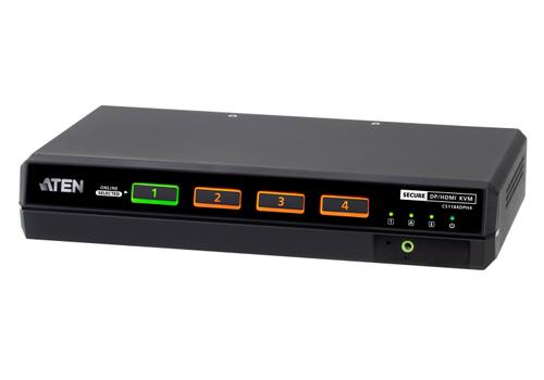 ATEN Secure KVM 4-Port DP/HDMI 5K PSD PP V4.0 (CS1184DPH4-AT-G)