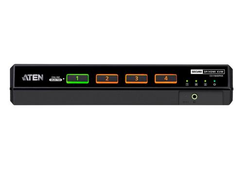 ATEN Secure KVM 4-Port DP/HDMI 5K PSD PP V4.0 (CS1184DPH4-AT-G)