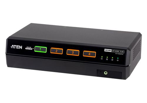 ATEN Secure KVM 4-Port DP/HDMI 5K Dual Display PSD PP v4.0 (CS1144DPH4-AT-G)