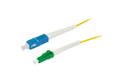 SYNERGY LWL-1-Faser-Patchk.  5mtr.LC(APC)-SC, 9/125u, OS2, G657A2, AD=2mm, flexible Knickschutztülle,  Synergy21,