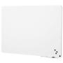 Naga magnetisk whiteboard u/ramme m/startsæt 150x117cm hvid