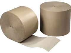 WhiteLabel Bølgepap 70cmx70m brun