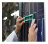 Hewlett Packard Enterprise Aruba Networking AP-ANT-320 Cabled RP-SMA Tri-Band 2x2 Downtilt Omni Ceiling Antenna