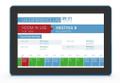 ALLNET Meetingraum RGB LED Tablet 10 Zoll RK3568 8GB/32GB Wifi,A ndroid 11 NFC Farbe schwarz Mee...