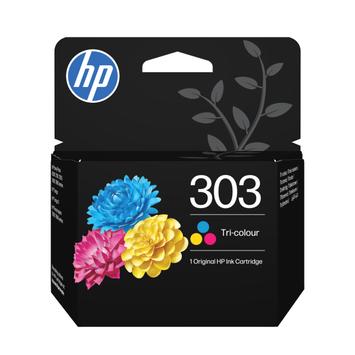 HP 303 - farge (cyan, magenta, gul) - original - blekkpatron