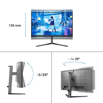 PHILIPS 27"" 27M2C5200W | 1920x1080 | VA | Curved | 1ms | 3years (27M2C5200W/00)