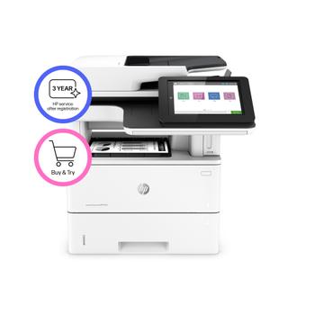 HP P LaserJet Enterprise MFP M528f - Multifunction printer - B/W - laser - Legal (216 x 356 mm) (original) - A4/Legal (media) - up to 43 ppm (copying) - up to 43 ppm (printing) - 650 sheets - 33.6 Kbps - (1PV65A#B19)