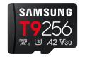 SAMSUNG T9 microSD Memory Card with USB card reader 256GB up to 200MB/s read and 130MB/s write