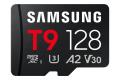 SAMSUNG T9 microSD Memory Card with USB Card Reader 128GB up to 200MB/s Read and 130MB/s Write
