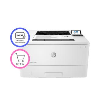 HP P LaserJet Enterprise M406dn - Printer - B/W - Duplex - laser - A4/Legal - 1200 x 1200 dpi - up to 40 ppm - capacity: 350 sheets - USB 2.0, Gigabit LAN, USB 2.0 host (3PZ15A#B19)