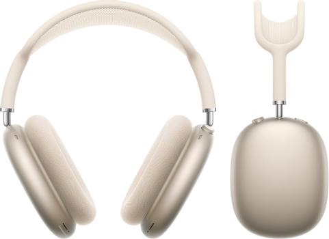 APPLE AirPods Max - 2nd generation - headphones with mic - full size - Bluetooth - wireless - active noise cancelling - starlight (MWW53ZM/A)