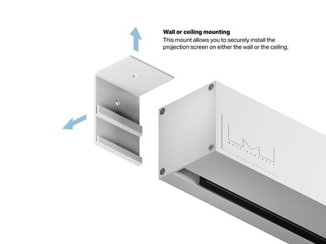 MULTIBRACKETS M 16:10 Motorized Projection Screen Deluxe 193.9x121.2 90" (7350022735583)