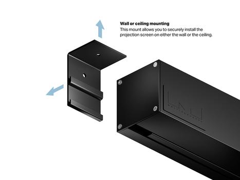 MULTIBRACKETS M 16:9 Motorizd Proj Screen Black Ed 77" (7350022733978)