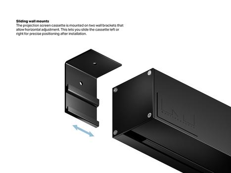 MULTIBRACKETS M 16:9 Motorizd Proj Screen Black Ed 77" (7350022733978)
