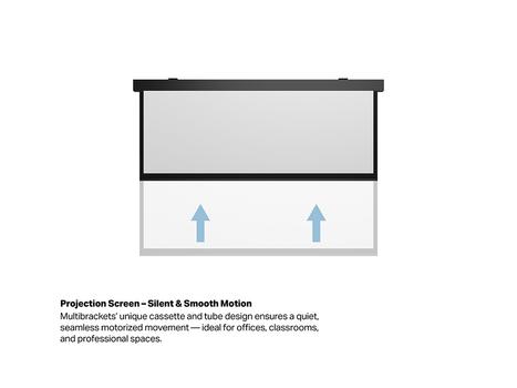 MULTIBRACKETS M 16:9 Motorizd Proj Screen Black Ed 77" (7350022733978)