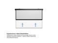 MULTIBRACKETS M 16:10 Motorized Projection Screen Black 232.6x145.4 108" (7350022735613)