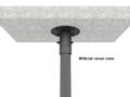 MULTIBRACKETS M Floor To Ceiling Mount 1U Pro Series Floor-Ceiling Mount (7350073733620)