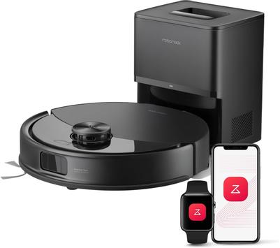 Roborock Q10 VF+  Robotstøvsuger (sort) Dual Anti-Tangle System, 10,000Pa, VibraRise 2.0 Moppingsystem, Reactive Tech Hi