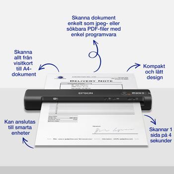 EPSON Workforce ES-60W scanner (B11B253401)