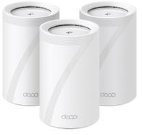TP-Link BE9300 Whole Home Mesh Wi-Fi 7 System Tri-Band 574Mbps at 2.4GHz + 2880Mbps at 5GHz + 5760Mbps at 6GHz Internal Antenna