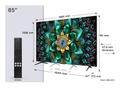 TCL 85" Q6C Premium QD-MiniLED TV (2026) 4K UHD, Smart Google TV, 144Hz Motion Clarity Pro, Dolby Atmos, Onkyo 2.1 lydsystem, Game Master