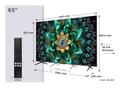 TCL 65" Q6C Premium QD-MiniLED TV (2026) 4K UHD, Smart Google TV, 144Hz Motion Clarity Pro, Dolby Atmos, Onkyo 2.1 lydsystem, Game Master