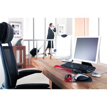 KENSINGTON Duo Gel Wrist Rest Wave (Red/ Smoke) (62398 $DEL)