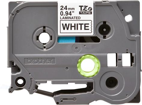 BROTHER TZ251CIV - Zwart op wit - Rol (2,4 cm x 8 m) 1 cassette(s) gelamineerde tape - voor PT-D600, P-Touch PT-2430, 3600, 7600, 9800, D610, D800, E500, E550, H500, P750 (TZE251CIV)