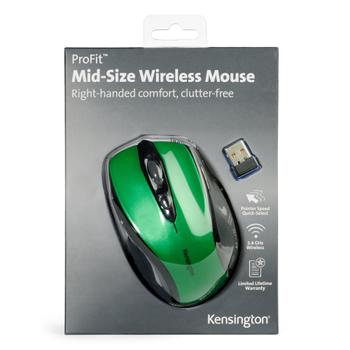KENSINGTON Mus KENSINGTON Pro Fit m grønn wireless (K72424WW $DEL)