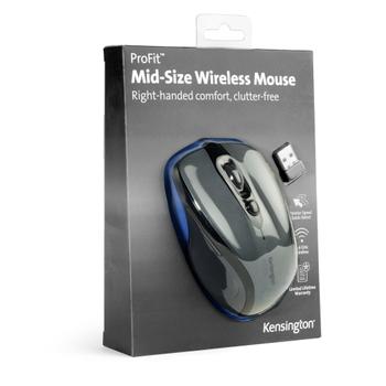 KENSINGTON Mus KENSINGTON Pro Fit m grå Trådløs (K72423WW $DEL)