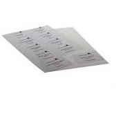 WhiteLabel Kongresindstiksmærke 60x90mm hvid