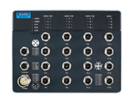 ADVANTECH 12GE PoE + 4GE w/o BP train  (EKI-9516G-4GMPX-AE)