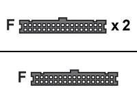 SUPERMICRO Floppy Cable, 3-Connector