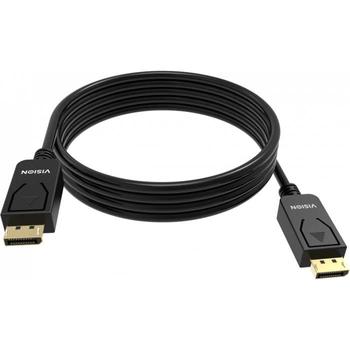 VISION 2m Black 8K DisplayPort cable (TC 2MDP8K/BL)