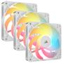 CORSAIR RS120-R ARGB 120mm Fan Triple Pack, WHT