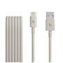 APPLE Beats - USB-kabel - USB (hane) till 24 pin USB-C (hane) - USB 2.0 - 1.5 m - flätad kabel, förstärkt design, USB Fast Charge (15W) - överspänningssten