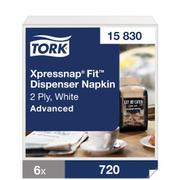 TORK 15830 Xpressnap Fit servietter N14 hvid 720stk