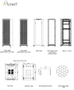 LinkIT Server cabinet 42U black