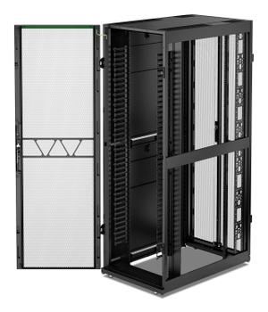 APC APC NetShelter SX Networking Enclosure Gen2, 48U, 2258Hx750Wx1200Dmm,  with vertical cable mgrs, Black (AR3347B2)