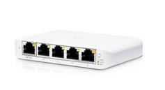Ubiquiti UniFi Flex Mini Switch Layer 2 - 5 porter - kan få strøm fra PoE eller 5V USB-C-adapter (inkludert)