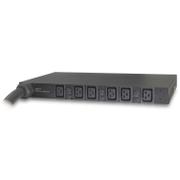 APC Basic Rack PDU - Steckdosenleiste (Rack - einbaufähig) - Wechselstrom 208 V - 3 Phasen - Eingabe, Eingang Hubbell CS8365C - Ausgangsanschlüsse: 6 (IEC 60320 C19) - 1U - 2.4 m Schnur - für P/N: SCL500R