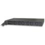 APC Basic Rack PDU - Steckdosenleiste (Rack - einbaufähig) - Wechselstrom 208 V - 3 Phasen - Eingabe, Eingang Hubbell CS8365C - Ausgangsanschlüsse: 6 (IEC 60320 C19) - 1U - 2.4 m Schnur - für P/N: SCL500R (AP7516)