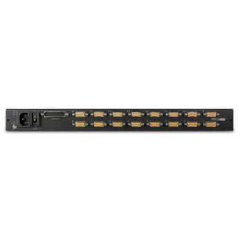 APC 17 inch Rack LCD Console with Integrated 16 Port Analog KVM Switch (AP5816)
