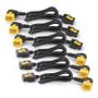 APC Netsnoerkit (6 st.), met borging, C19 naar C20 (90 graden), 0,6m